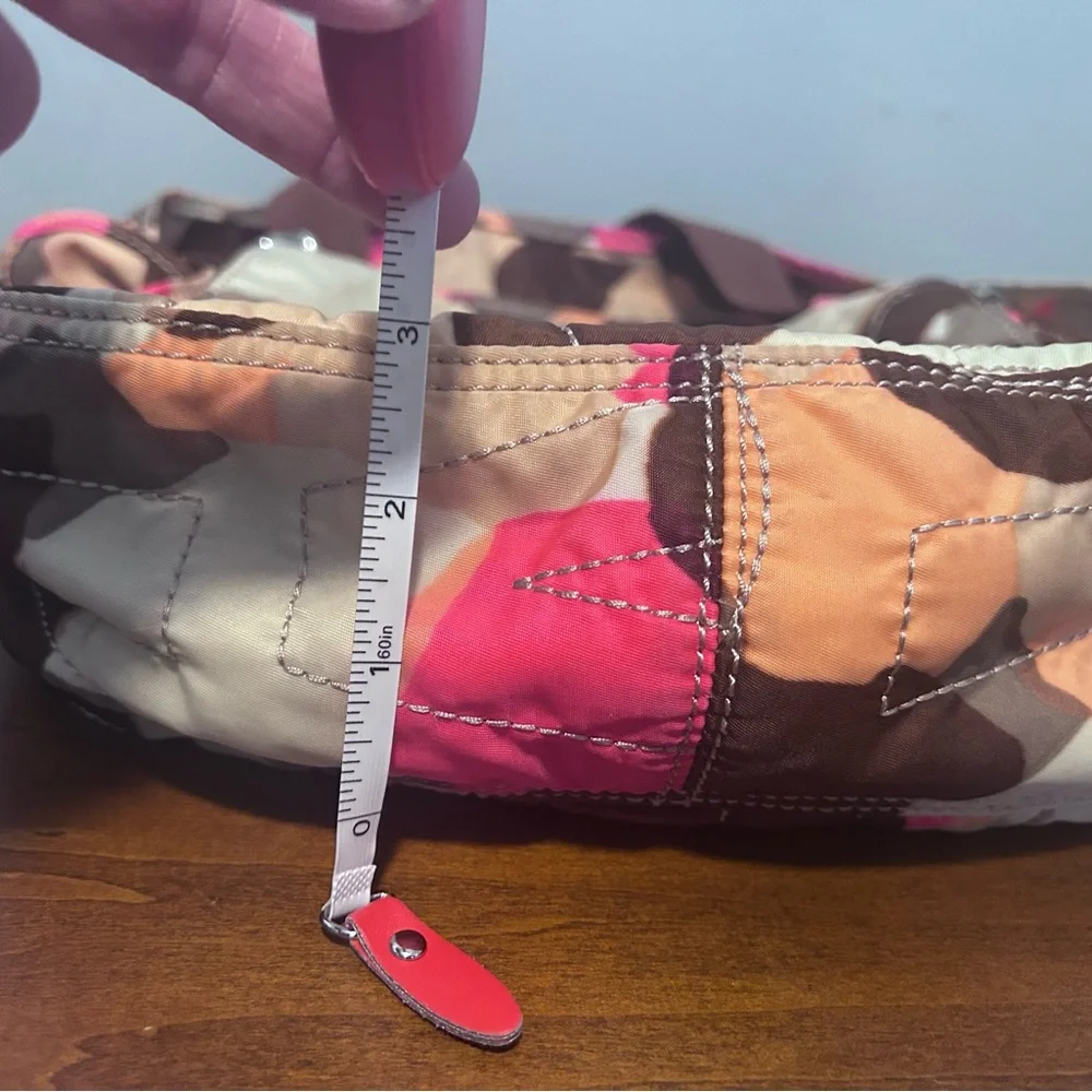 Marc by Marc Jacobs Ukita peach brown camo adjustable Crossbody shoulder bag - Picture 9 of 13